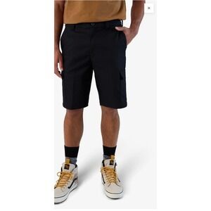 Dickies Pro Series Flex Cargo Work Short Pro Black Men's Size 40 Engineered to